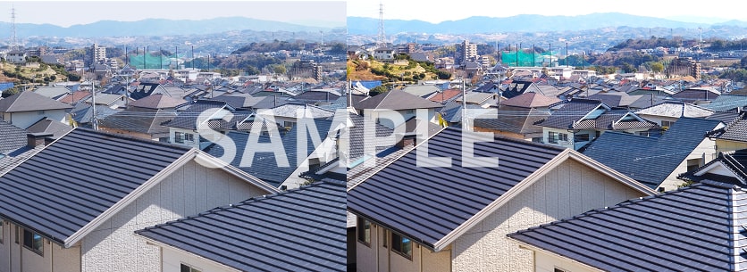 画像：屋根葺き替え工事